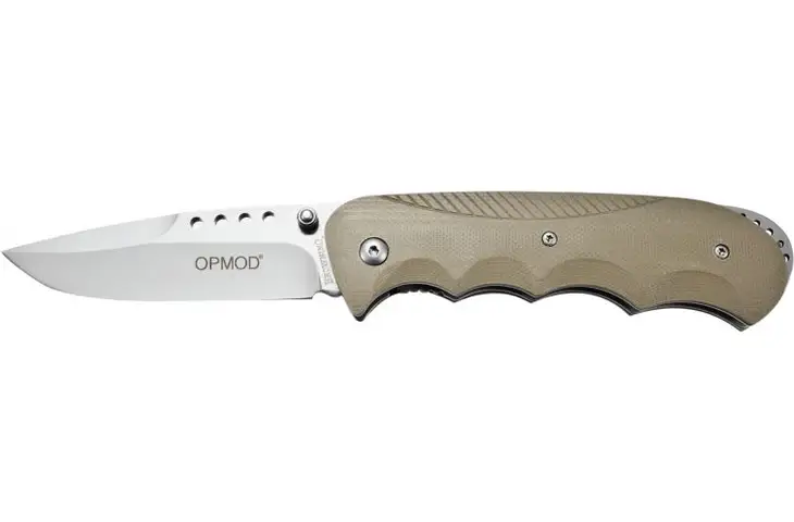 Browning OPMOD 7 5/8" Folder Knife Limited Edition - Drop Point Blade, Black